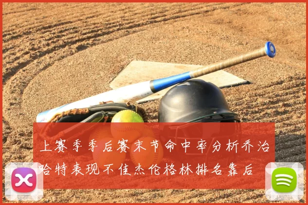 上赛季季后赛末节命中率分析乔治哈特表现不佳杰伦格林排名靠后